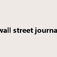 wall street journal是什么意思