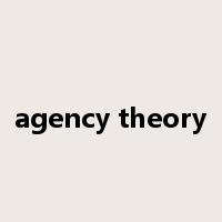 agency theory是什么意思