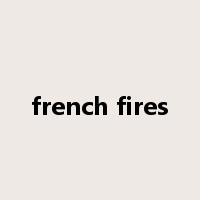 french fires是什么意思