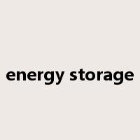 energy storage是什么意思