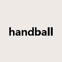 handball是什么意思