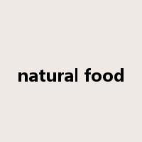 natural food是什么意思