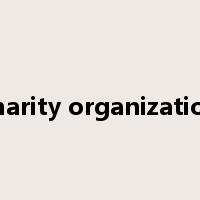 charity organization是什么意思