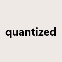 quantized是什么意思