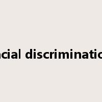 racial discrimination是什么意思