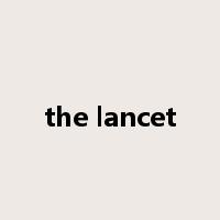 the lancet是什么意思