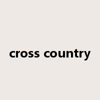 cross country是什么意思