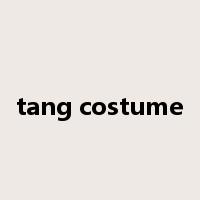tang costume是什么意思