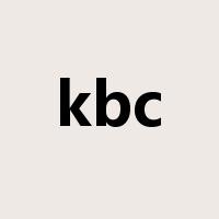 kbc是什么意思