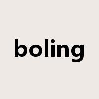 boling是什么意思