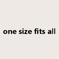 one size fits all是什么意思