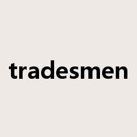 tradesmen是什么意思