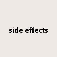 side effects是什么意思