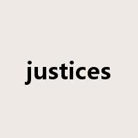 justices是什么意思