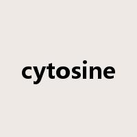 cytosine是什么意思
