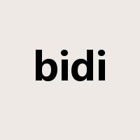 bidi是什么意思