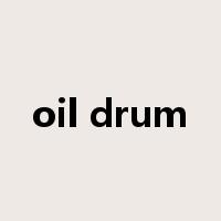 oil drum是什么意思