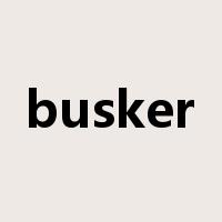 busker是什么意思