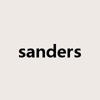 sanders是什么意思