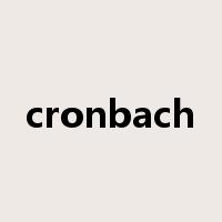 cronbach是什么意思