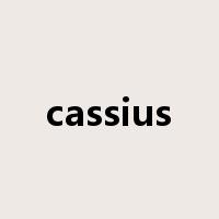 cassius是什么意思