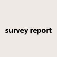 survey report是什么意思