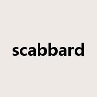 scabbard是什么意思