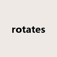 rotates是什么意思