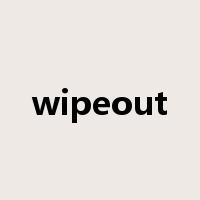 wipeout是什么意思