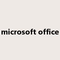 microsoft office是什么意思