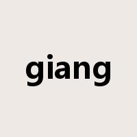 giang是什么意思