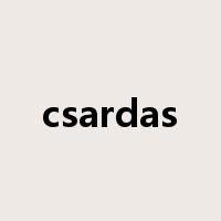 csardas是什么意思