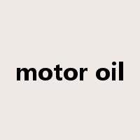 motor oil是什么意思
