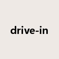drive-in是什么意思