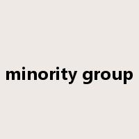 minority group是什么意思