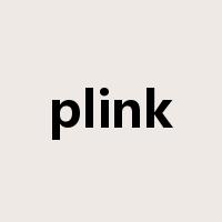 plink是什么意思