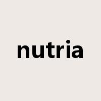 nutria是什么意思
