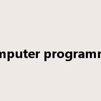 computer programmer是什么意思