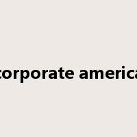corporate america是什么意思