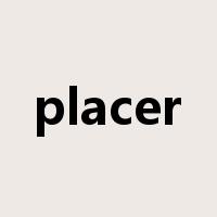 placer是什么意思