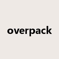 overpack是什么意思