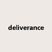 deliverance是什么意思