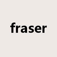 fraser是什么意思