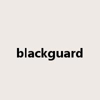blackguard是什么意思