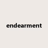 endearment是什么意思
