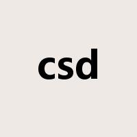 csd是什么意思