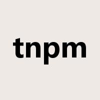 tnpm是什么意思