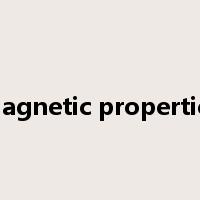 magnetic properties是什么意思
