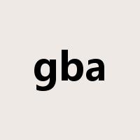 gba是什么意思