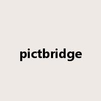 pictbridge是什么意思